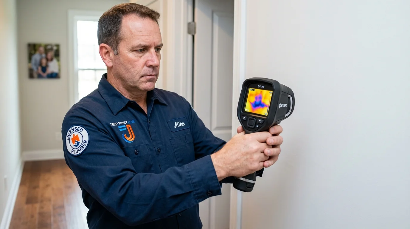 Thermal imaging leak detection by Johns Plumbing LLC in Torrance